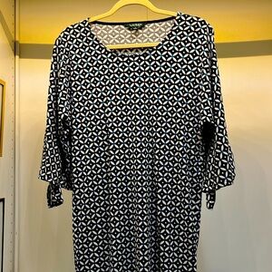 Ralph Lauren S dress, slit sleeves that tie to show off a little peekaboo arm